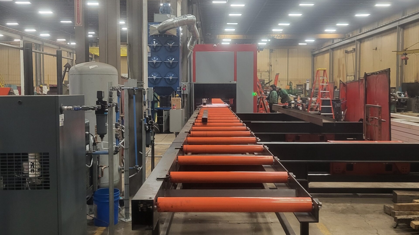 PCR42 installation conveyor at Hohl Industrial Services, Inc. in New York
