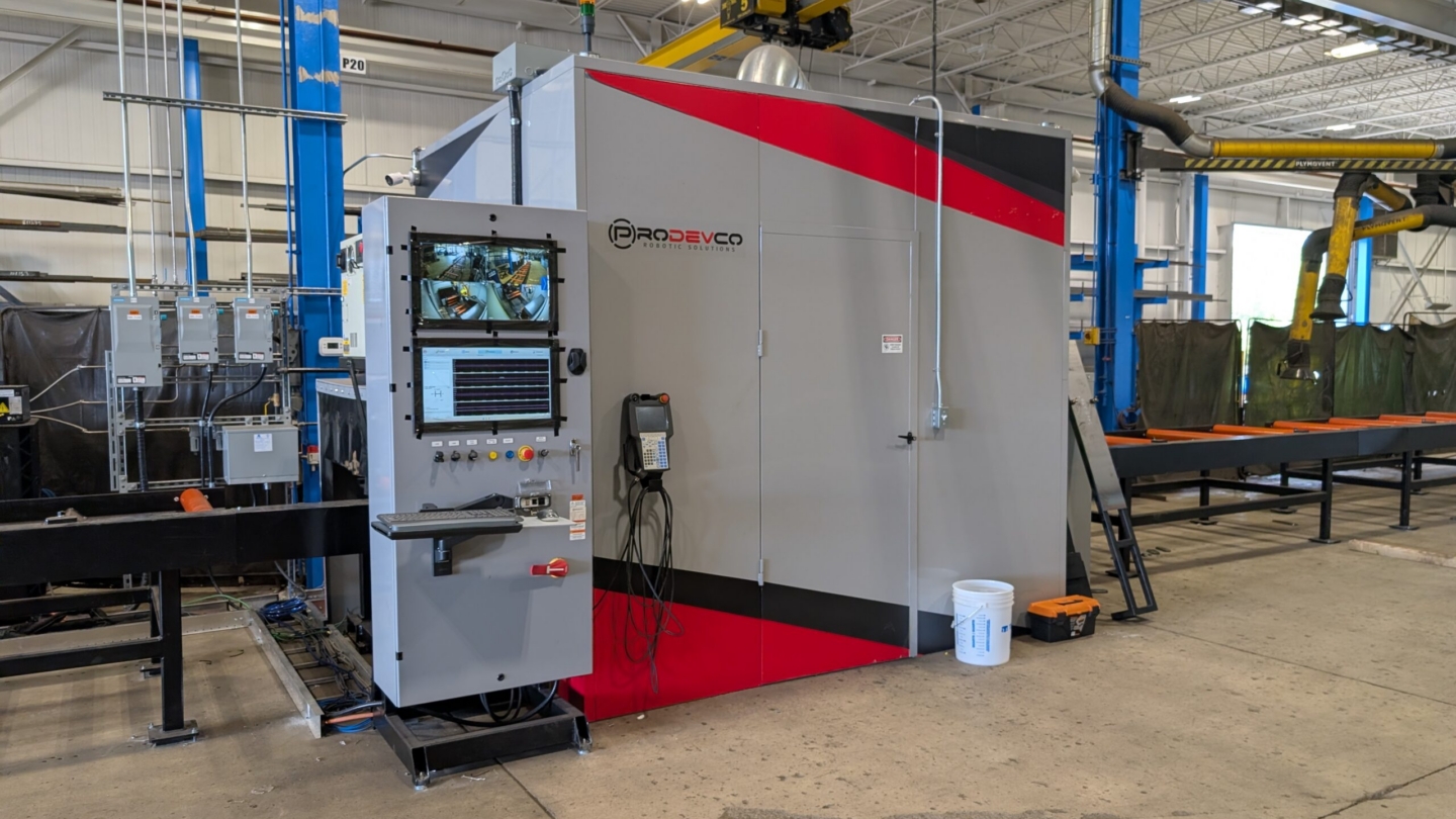 PCR41 machine and operator console at Trade Mark Industrial in Ontario
